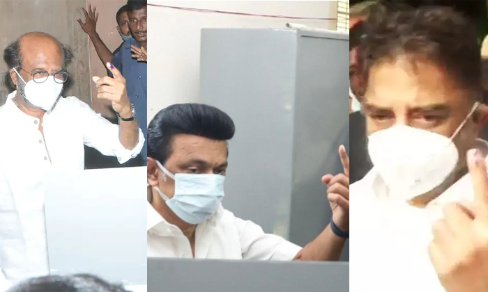  Celebrities Who Exercised Their Right To Vote In The State Of Tamil Nadu State ,-TeluguStop.com