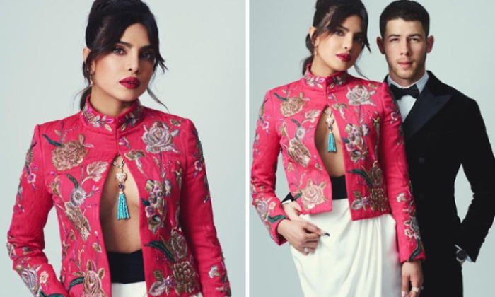  Pic Talk: Priyanka’s Hot Date In An Open Suit-TeluguStop.com