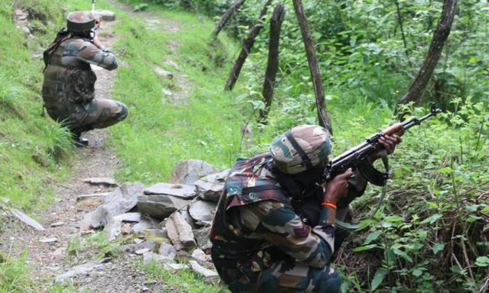  Encounter In Jammu Kashmir  Jammu Kashmir, Shopian, Hadipora, Terrorists, Encoun-TeluguStop.com