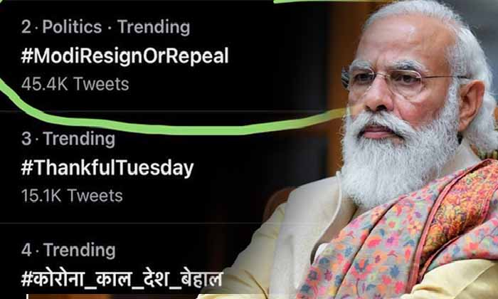  #modiresignorrepeal Is Trending On Twitter !!-TeluguStop.com