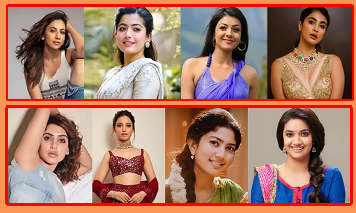  Tollywood Heroines Young Age Looks, Samantha, Kajal Agarwal, Tammanah, Rashmika,-TeluguStop.com