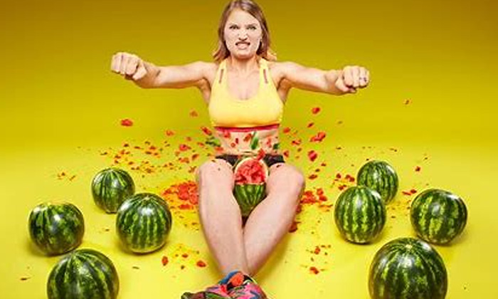  Olga Liaschuk, Crushes ,three Watermelon, Viral News, Viral Latest, Social Media-TeluguStop.com