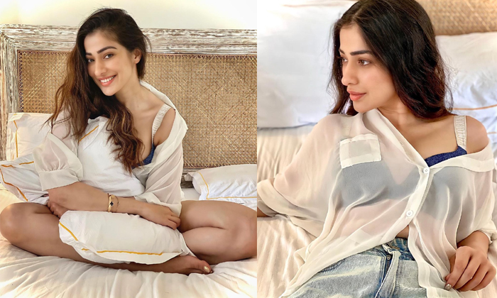  Telugu Heroine Raai Laxmi Teasing With Bold Looks, Raai Laxmi, Telugu Heroine, R-TeluguStop.com