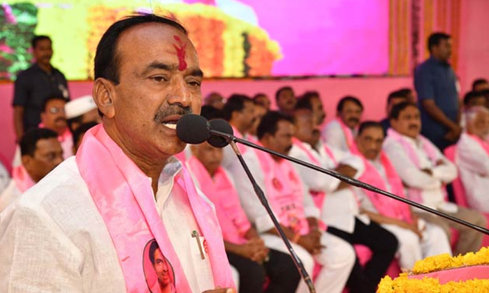  Telangana Health Minister Etala Rajender Targeted Bytrs Party Telangana, Health-TeluguStop.com