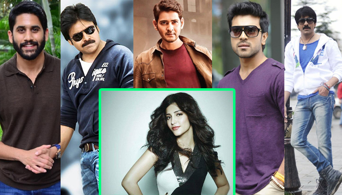  Shruti Hassan Gave Hit To  Flop Heros, Ravi Teja ,ram Charan,mahesh Babu,pawan K-TeluguStop.com