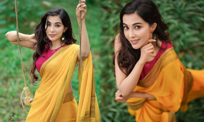 Parvati Nair Yellow Saree Glamorous Images-telugu Actress Photos Parvati Nair Yellow Saree Glamorous Images - Actresspar High Resolution Photo