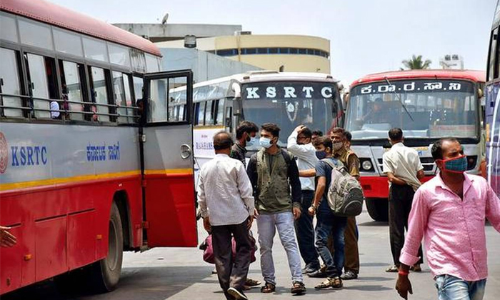  Karnataka Government No Permission To Rtc Employees Strike, Corona, Covid, Emplo-TeluguStop.com