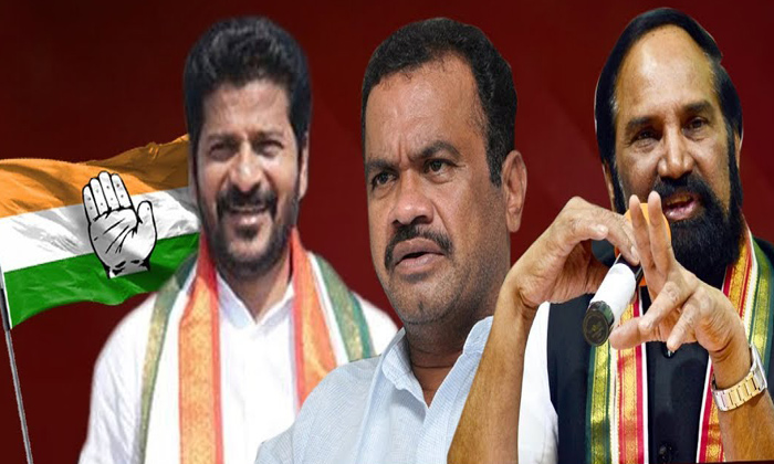  Telagana New Pcc Chief Post, Komatireddy Venaktreddy, Revanth Reddy, Uttam Kumar-TeluguStop.com