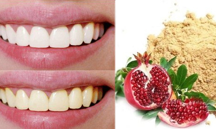  Pomegranate Peel Helps To Whitening Teeth! Pomegranate Peel, Teeth Whitening, Te-TeluguStop.com