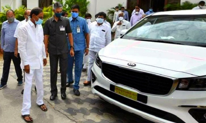  Telangana Cm Kcr Buys 32 Kia Cars For Collectors, Telangana, Cm Kcr, Buying Kia-TeluguStop.com