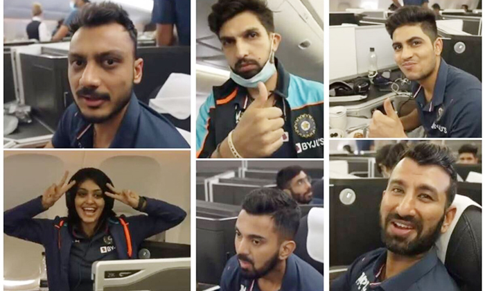  Video Viral Indian Cricket Team Players Entered The Quarantine Before Wtc Final-TeluguStop.com