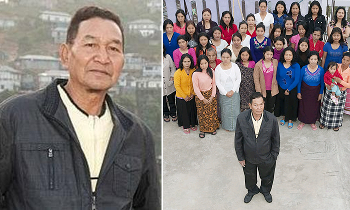  Worlds Biggest Family Man Ziona Chana Died In Mizoram, World Biggest Family, 32-TeluguStop.com