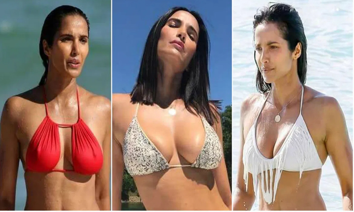  Hollywood Actress Padma Lakshmi Raising Heat In Bikini, Hollywood Actress, Padma-TeluguStop.com