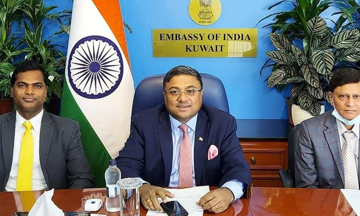  Indian Embassy open House For Expatriates In Kuwait, Open House, Kuwait, Ambassa-TeluguStop.com