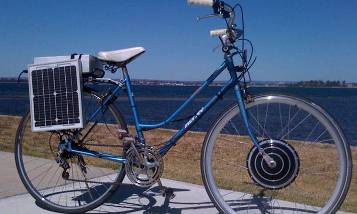  Solar Bicycle With Affordable Features  Solar Cycle, New Features, Students, Ta-TeluguStop.com