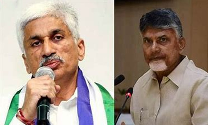  Vijaya Sai Reddy Criticizes Chandrababu Vijaya Sai Reddy, Chandrababu,latest New-TeluguStop.com