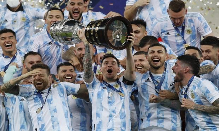  Leo Messi Video Call After Winning Copa America Final Match Vs Brazil , Viral Vi-TeluguStop.com