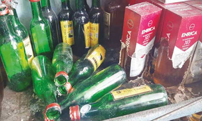  Rats Group Emptied Twelve Wine Bottles In A Wine Shop In Tamil Nadu , Rat, Wine,-TeluguStop.com