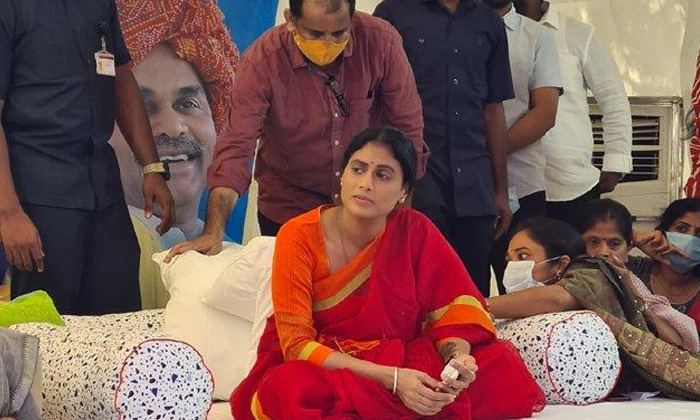  Ys Sharmila Sensatational Decision For Unemployment Ys Sharmila, Ysrtp,latest Ne-TeluguStop.com