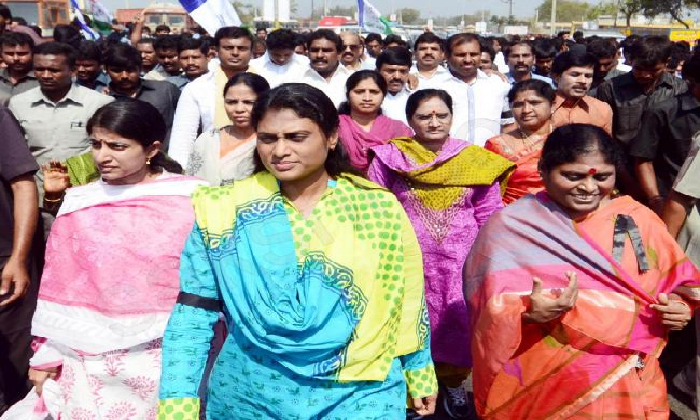  Ys Sharmila To Initiate Walkathon On October 18 From Chevella-TeluguStop.com