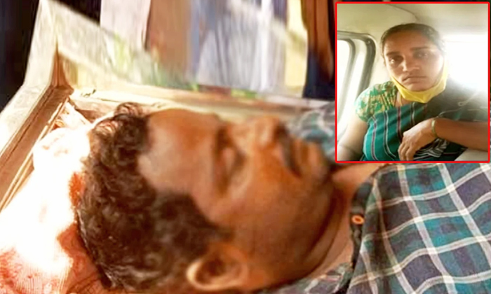  Wife Who Killed Her Husband Attacked With A Rock , Wife , Husband, Ramesh, Nirm-TeluguStop.com