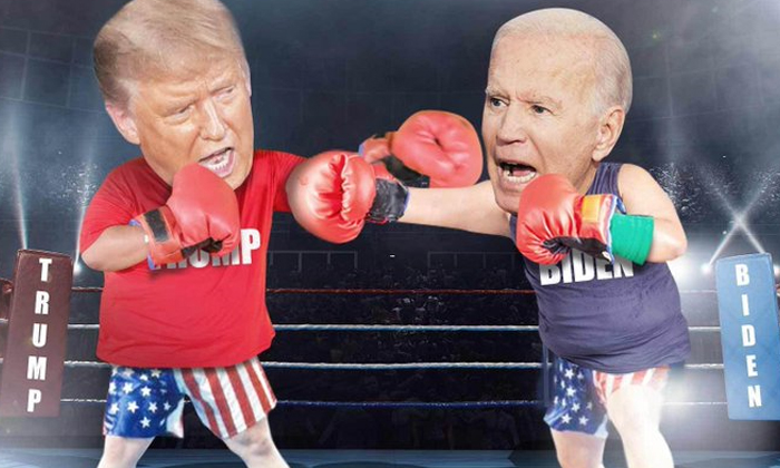  Trump Shocking Comments On President Biden , Biden, Florida, Hollywood, Heavywe-TeluguStop.com