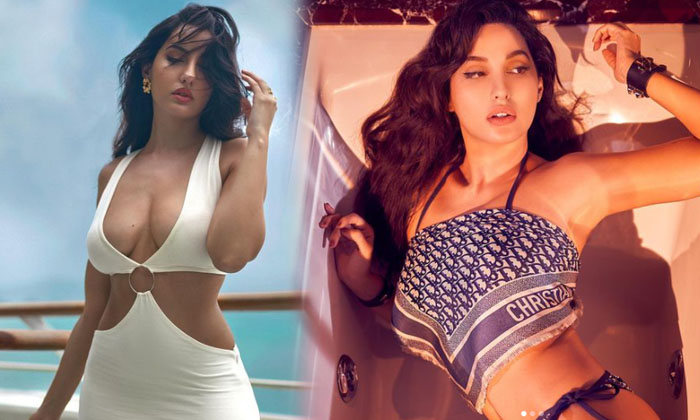 Bollywood Actress Nora Fatehi Spicy Captivating Clicks-telugu Actress Photos Bollywood Actress Nora Fatehi Spicy Captiva High Resolution Photo