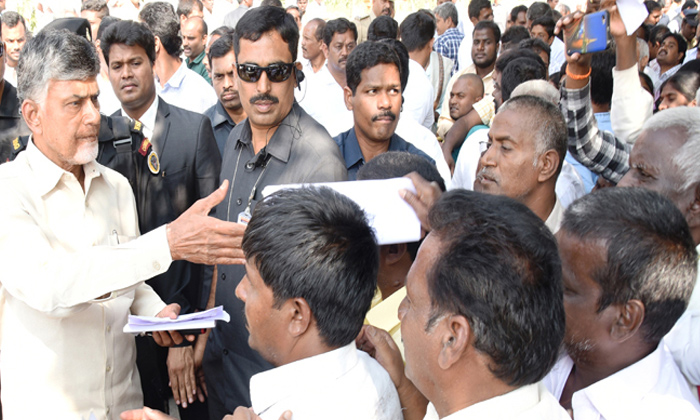  Chandrababu Says He Is Fighting On Behalf Of Farmers, Chandrababu, Tdp, Ysrcp, Y-TeluguStop.com