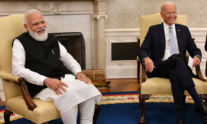  H-1b Visa: Pm Modi Raises Issues Of Indian Techies In Us With President Biden ,-TeluguStop.com