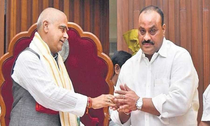  Tdp Leader Atchannaidu Apologizes For His Remarks Against Speaker-TeluguStop.com