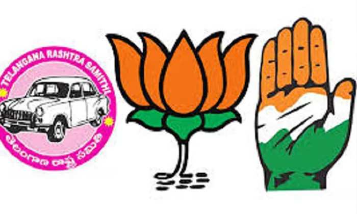  Telangana Bjp, Trs, Congress, Mim, Revanth Reddy, Amith Sha, Dalitha Girijana Sa-TeluguStop.com