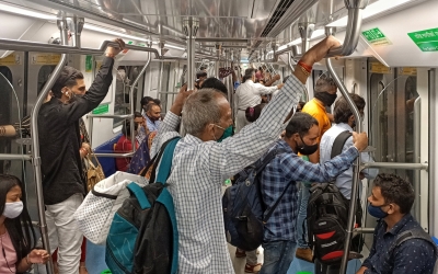  Najafgarh-dhansa Metro Line Opens For Public-TeluguStop.com