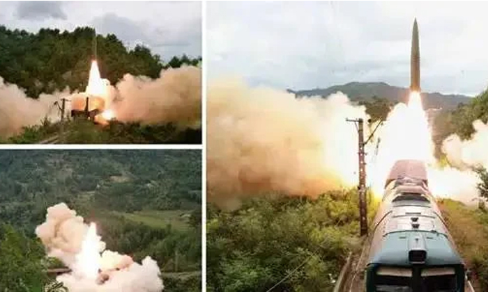  North Korea Tested Its Rail Lauched Ballistic Missiles, Ballistic Missiles , Tra-TeluguStop.com