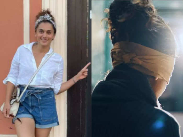  Taapsee Pannu Blurr Shoot Wrap Up, Tollywood, Taapsee Pannu, Heroine, Shoot-TeluguStop.com