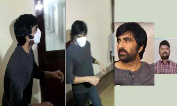  Tollywood Drugs Case Raviteja And His Driver Srinivas Appears Before Ed,  Drugs-TeluguStop.com