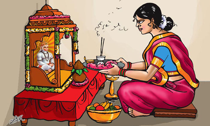 Telugu Flowers, Hanuman, Hanuman Chalisa, Pooja, Red, Tuesday, Upavasam-Telugu B