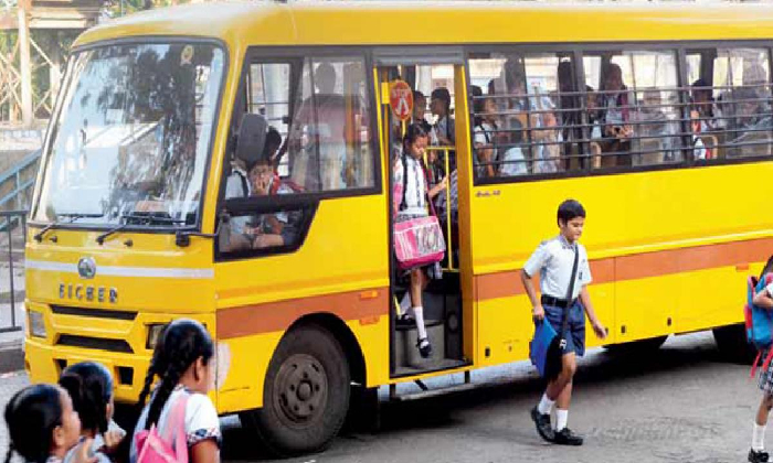  75% Of School Buses In Ap Do Not Have Fitness Tag: Reports-TeluguStop.com