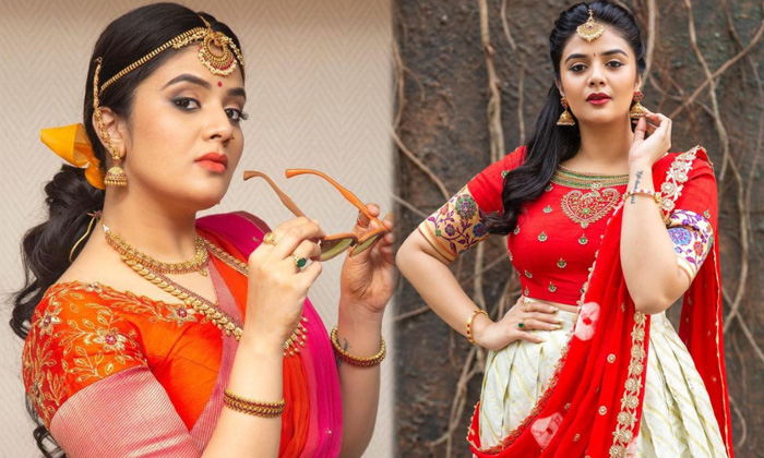 Anchor Sreemukhi Looks Stunningly Beautiful In This Pictures  - Anchor Srimukhi Anchorsrimukhi Sreemukhi High Resolution Photo