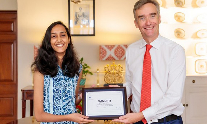  Indian Origin Girl Takes Charge Of British High Commission For A Day, British Di-TeluguStop.com