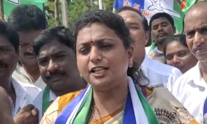  Roja Reacted Sharply To Tdp Leader Pattabhi's Remarks , Roja, Pattabhi, Tdp , Ch-TeluguStop.com