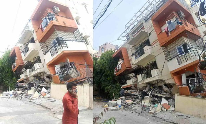  The Building Collapsed Like A Poker The Reason Is, Building Collapsed, Viral New-TeluguStop.com
