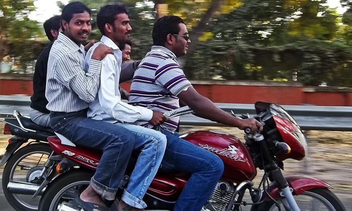  Will Permission Be Given For Three People To Go On A Bike Soon .. Because ., Thr-TeluguStop.com