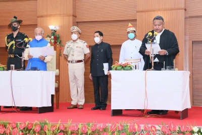  Indrajit Mahanty Sworn-in As 6th Chief Justice Of Tripura Hc  –   National-TeluguStop.com