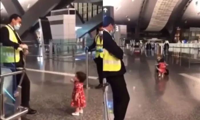  What Did This Baby Do To Hug Her Aunt In Airport , Airport, Hug, Aunty , Cute Gi-TeluguStop.com