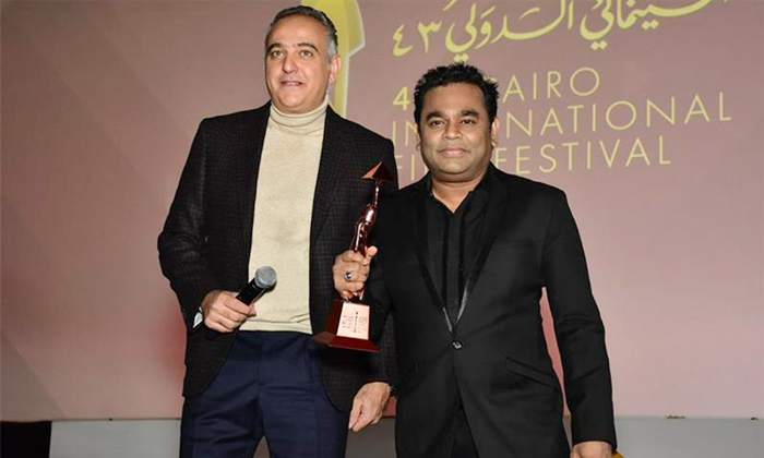  A R Rahman Honoured In Cairo International Film Festival Details, Ar Rahman, Cai-TeluguStop.com