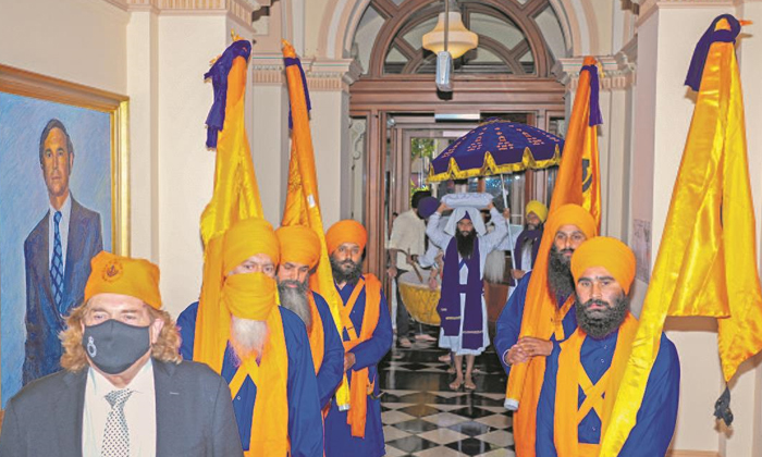  In A First, Guru Granth Sahib Parkash Utsav Inside South Australian Parliament ,-TeluguStop.com