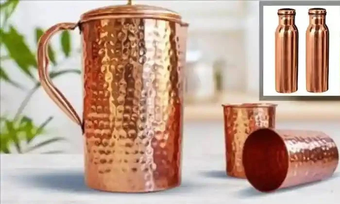  Water In Copper Vessels Is Very Good For Health, Copper Utensils, Water ,drinks-TeluguStop.com