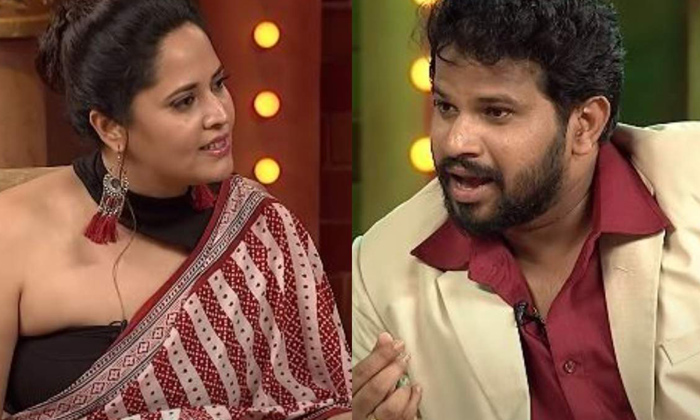  Anchor Anasuya Teases Hyper Aadi Here Are The Details , Anchor Anasuya, Hyper Aa-TeluguStop.com