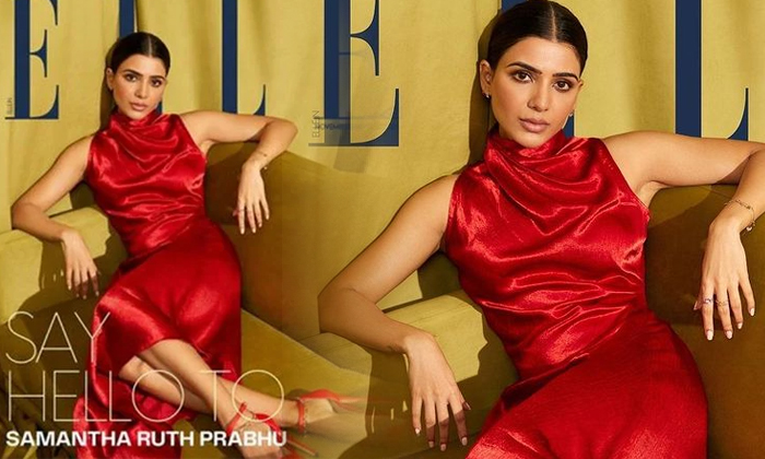  Samantha Graces The Cover Page Of Elle India Details, Cover Pege,elle Digital Co-TeluguStop.com