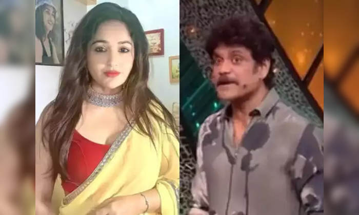  Actress Madhavilatha Satires On Nagarjuna In Sunny Issue Details, Madhavi Latha-TeluguStop.com